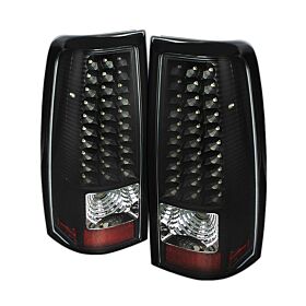 1999-2002 Chevy Silverado 1500/2500/3500 Black LED Tail Lights - ALT-ON-CS99-LED