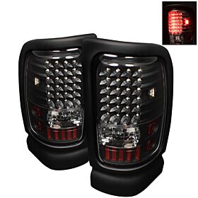 1994-2001 Dodge Ram 1500/2500/3500 Black LED Tail Lights - ALT-ON-DRAM94-LED-BK