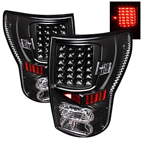 2007-2012 Toyota Tundra Black LED Tail Lights - ALT-ON-TTU07-LED-BK