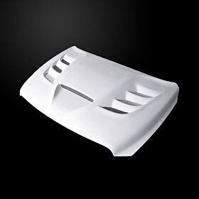 2009-2017 Dodge Ram 1500 SSK Dual-Functional Ram Air Hood Fiberglass - DR09AHSSK