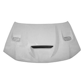 2011-2023 Chrysler 300/300c HellCat Style Dual-Functional Ram Air Fiberglass Hood