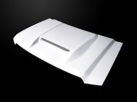 2014-2017 GMC Sierra 1500 Amerihood Type-E Dual-Functional Ram Air Fiberglass Hood - AMH-GS14AHTEFHW