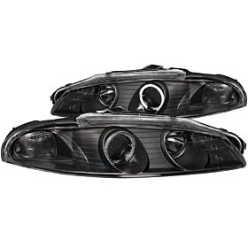 1997-1999 Mitsubishi Eclipse Gen 2 Dual Halo Projector Headlights - 02-AZ-ME97-PBC-G2-2R