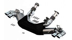 2020-2022 Chevrolet Corvette C8 6.2L S-Type Borla Exhaust System Dual Round A/C Tips 4inx 4.75in - 140838