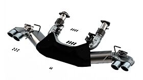 2020-2022 Chevrolet Corvette C8 6.2L Borla ATAK 3in Exhaust System Dual Round A/C Tips 4inx 4.75in - 140839
