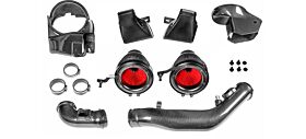 2014-2020 BMW M3 F80 / M4 F82/F83 Eventuri V2 Full Black Carbon Air Intake System w/ SEALED CARBON DUCTS