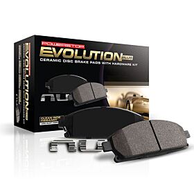 2020-2022 Chevrolet Corvette C8 Z51 Power Stop Front Z17 Evolution Ceramic Brake Pads w/Hardware - 17-8009