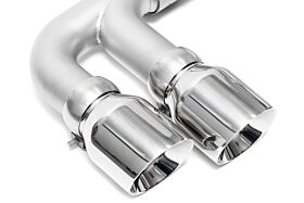 2020-2023 Chevrolet C8 Corvette SOUL Valved Exhaust Package - 4in Slash Cut Tips - Polished Chrome