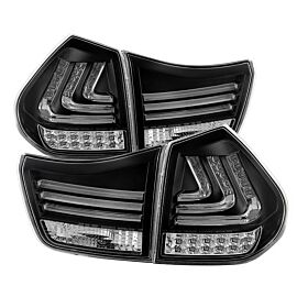2007-2008 Lexus RX350 LED Tail Lights Smoke 4PC - 03-LR04TLEDSM