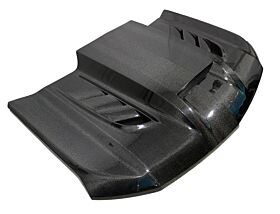 2019-2023 Chevrolet Silverado 1500 VTM Style Carbon Fiber Hood by ViS Racing - 19CHSIL4DVTM-010C