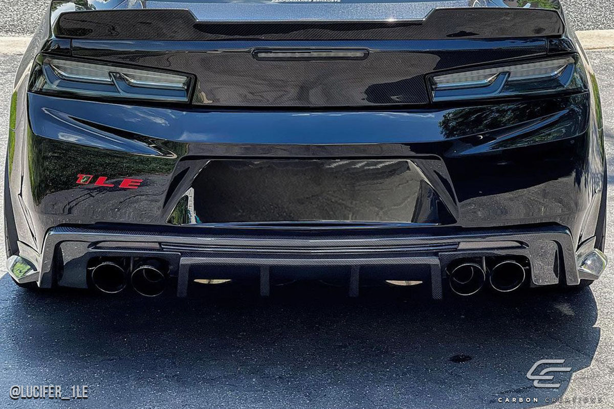 2016-2018 Chevrolet Camaro Carbon Creations Grid Rear Diffuser 1PC - 113050