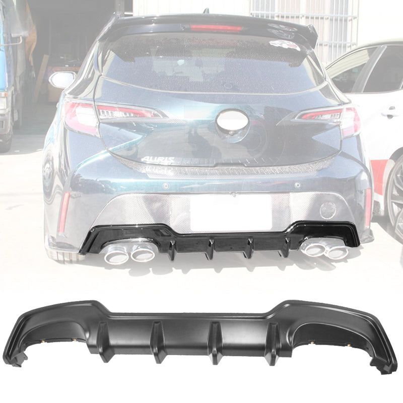 2019-2022 Toyota Corolla T Style ABS Rear Bumper Diffuser - 9-RH-0074