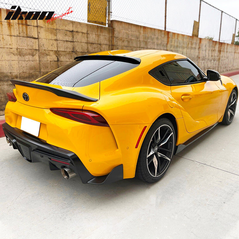 Trd Rear Wing 2020-2025 Toyota GR Supra MK5 TRD Style ABS Matte Black Rear Trunk ...