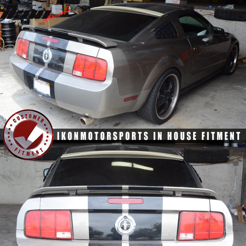 Ds Rear Wing 2005-2014 Ford Mustang DS Style ABS Rear Roof Spoiler Wing - ASR-FM05DS-A