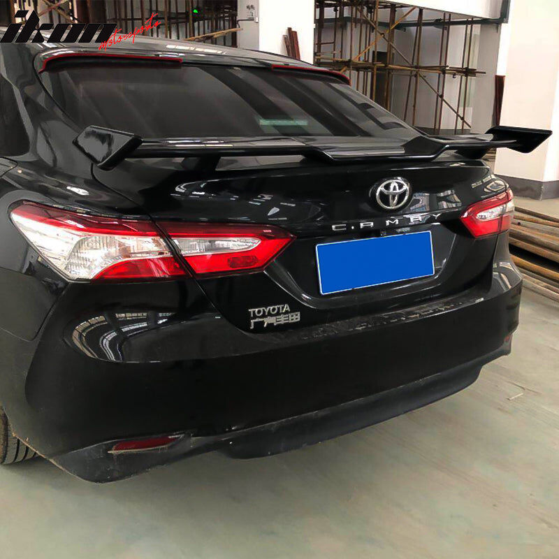 Trd Rear Wing 2018-2024 Toyota Camry TRD Style ABS Rear Spoiler Wing - AST-TCA18T2-GBK