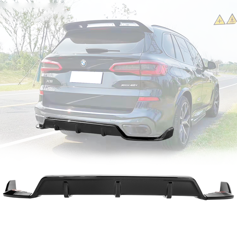 20192020 BMW X5 ABS M Sport Style Rear Bumper Lip Diffuser 3PC BLD