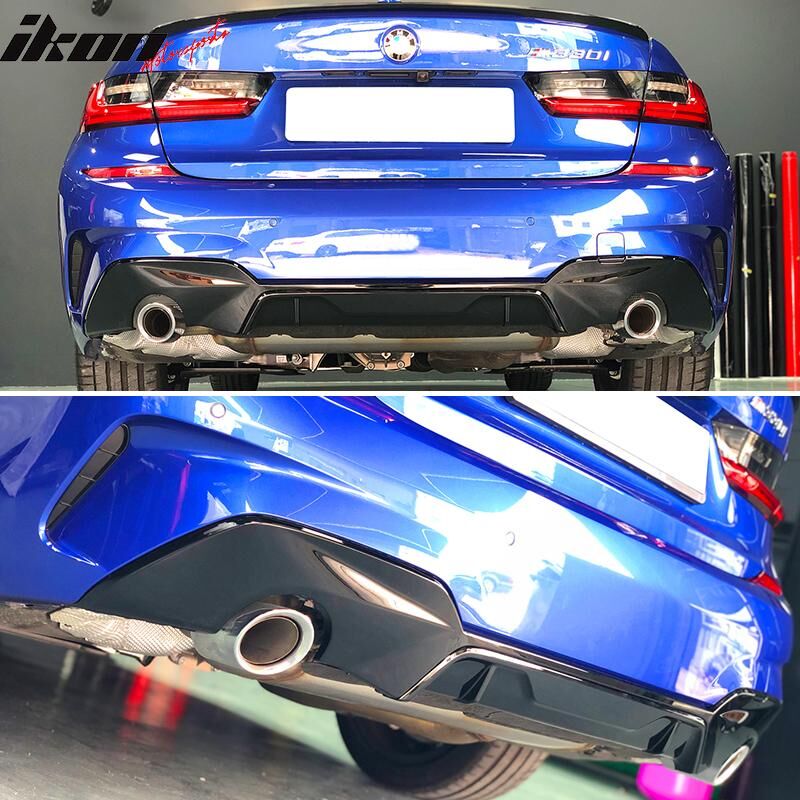2019-2020 BMW 3-Series 330i G20 Polypropylene Dual Single Exhaust Rear ...