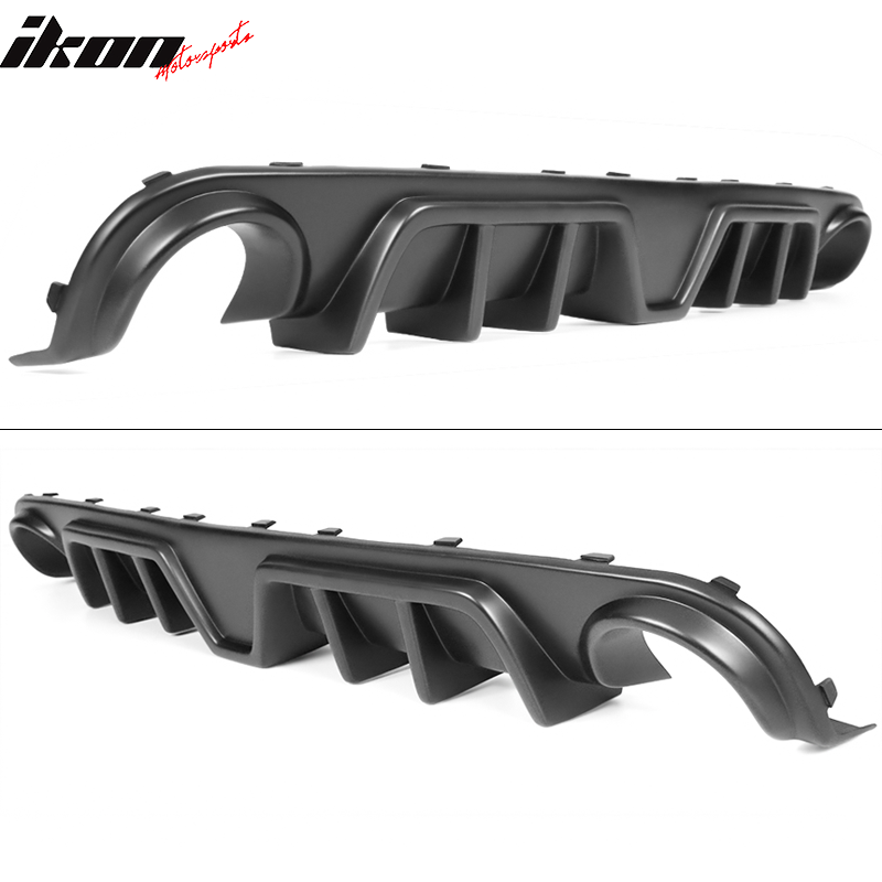 2012-2014 Chrysler 300 SRT Shark Fin Style Polypropylene Rear Bumper ...