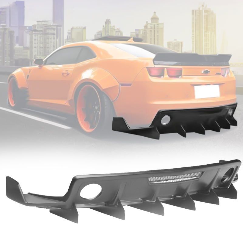 Polypro Diffuser 2010-2015 Chevrolet Camaro ZL1 MB Style Polypropylene Rear Bumper ...