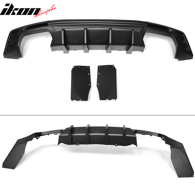 2016-2024 Chevrolet Camaro Ikon Style Rear Bumper Diffuser - BLD ...
