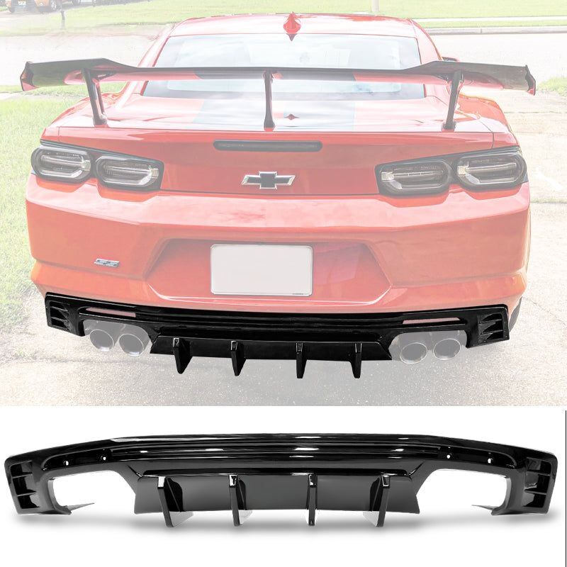 2016-2024 Chevrolet Camaro Ikon Style Rear Bumper Diffuser - BLD ...