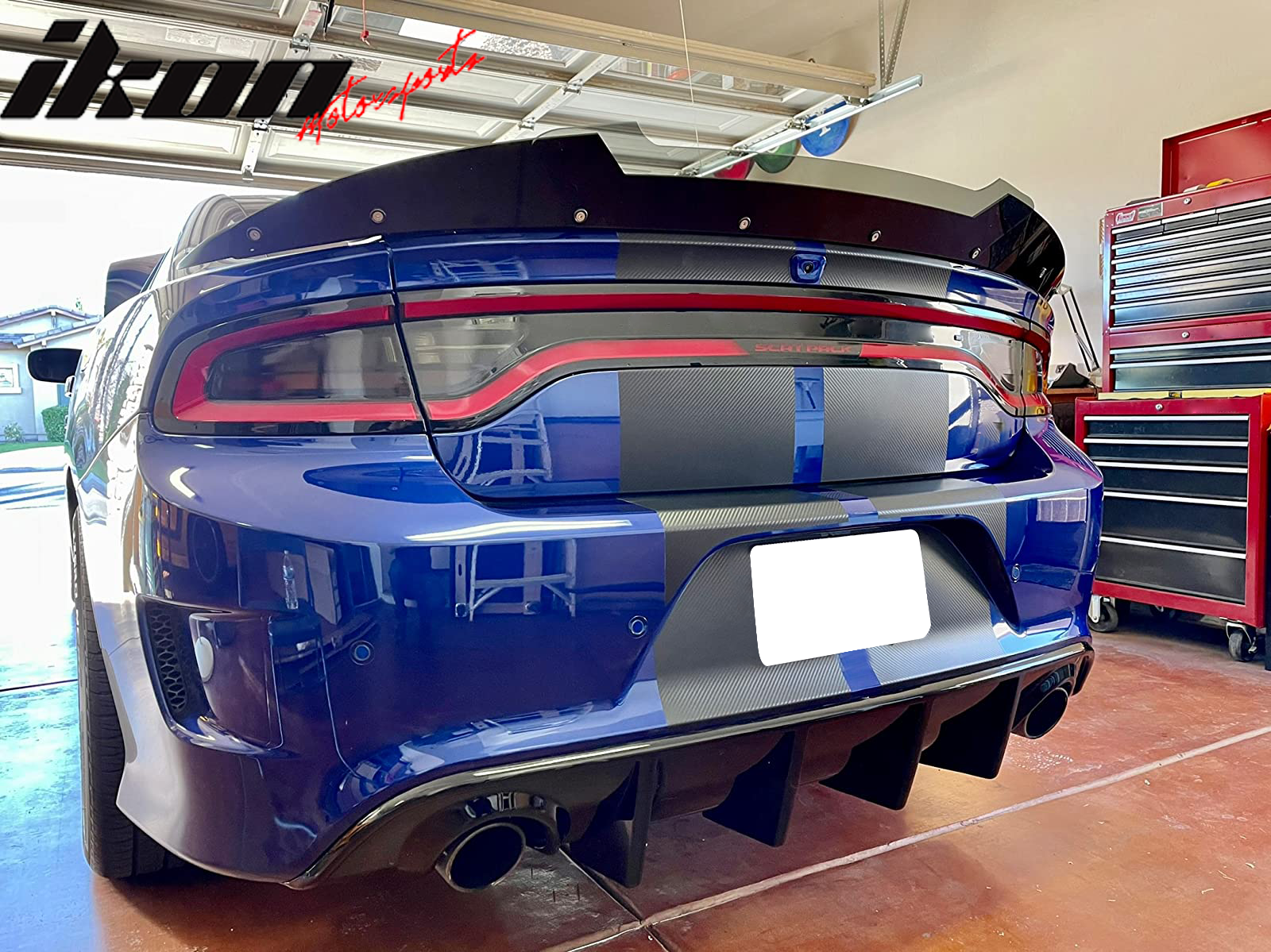 2015-2024 Dodge Charger SRT Polypropylene Rear Bumper Diffuser - BLD ...