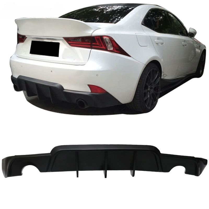 2014-2016 Lexus IS250/IS350 W Style Polyurethane Rear Bumper Lip - BLD ...