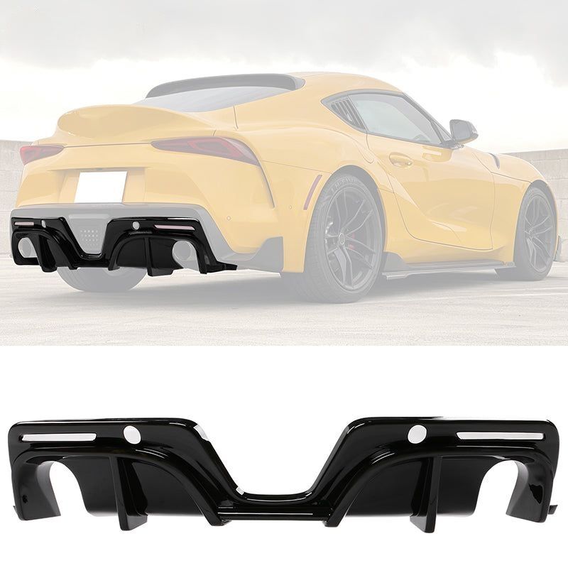 Polypro Diffuser 2020-2025 Toyota GR Supra A90 Ikon Style Polypropylene Rear Bumper ...