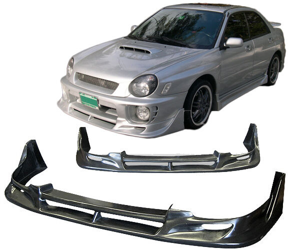 2002-2003 Subaru Impreza WRX Front Bumper Lip C-west Style (poly-Urethane)
