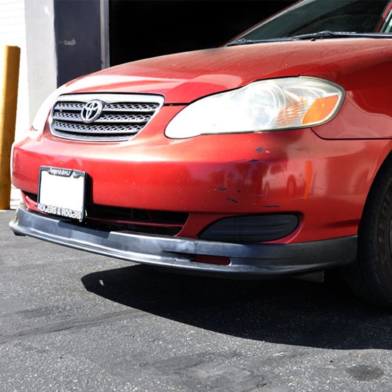 SEBLAFF Front Left Right Bumper Lips Set Wrap Angle Matte Black S Factory Style Replacement For 2005 2006 2007 2008 Corolla - View #6