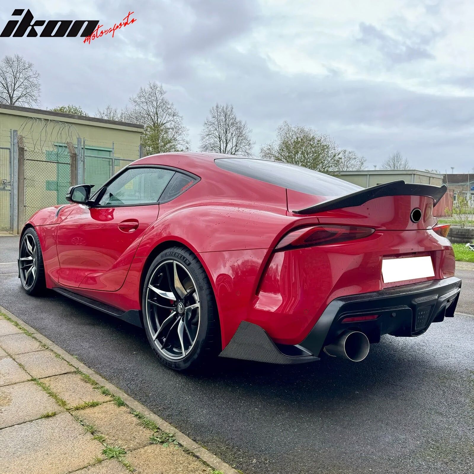 2020-2025 Toyota GR Supra A90 AG Style Gloss Carbon Fiber Rear Bumper ...
