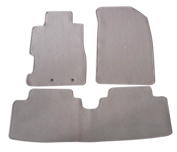 For 06-11 Honda Civic Gray Nylon Floor Mats Carpet Front