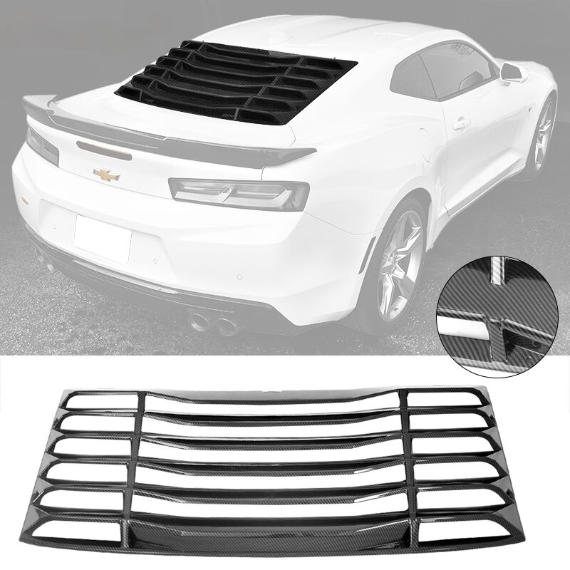 2016-2024 Chevrolet Camaro Ikon Style ABS Rear Window Louver - WDLR ...