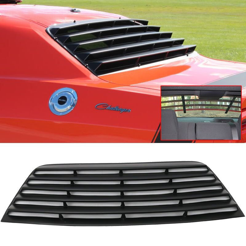 Dodge Challenger Rear Window Louver