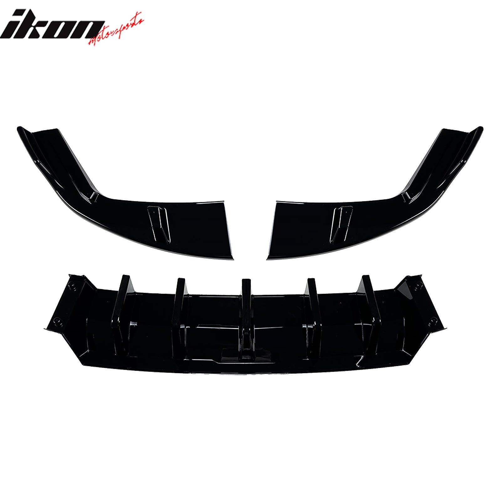 Polypro Diffuser 2022-2026 Toyota GR86 IKV1-Style Polypropylene Rear Diffuser - BLD ...