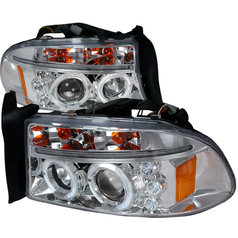 Halo Projector Headlights For 1997-2004 Dodge Dakota – Pair Left & Right