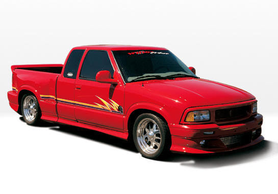 アーテル　シェビー　ステップサイド 1994-1997 Chevy S10 & Sonoma Ext Cab Stepside 7pc Ground Effects