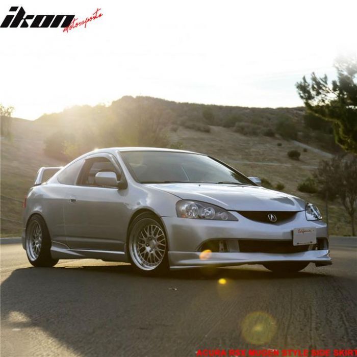 FITS 02-04 ACURA RSX Mugen Style Rear Bumper Lip Spoiler + Pair