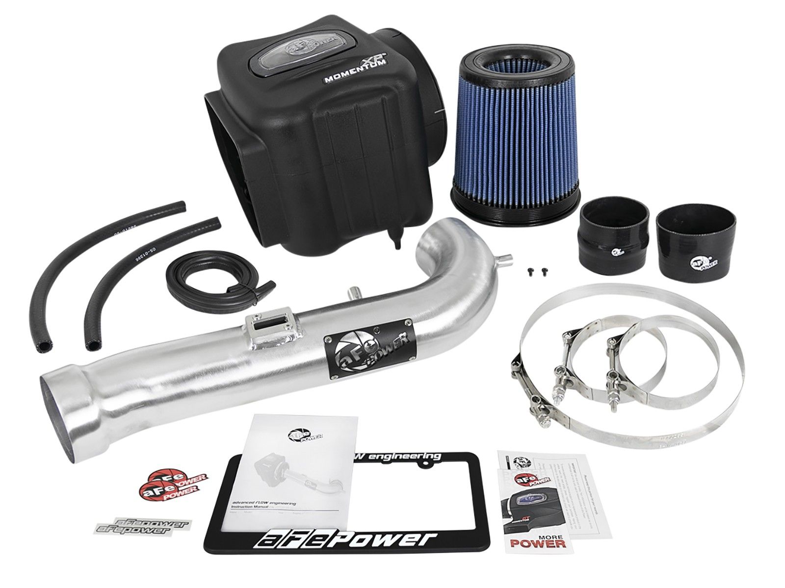 2015-2019 GMC Yukon XL V8 5.3L Momentum XP Cold Air Intake System - Brushed w/Pro 5R Filter Best Cold Air Intake For Gmc Yukon