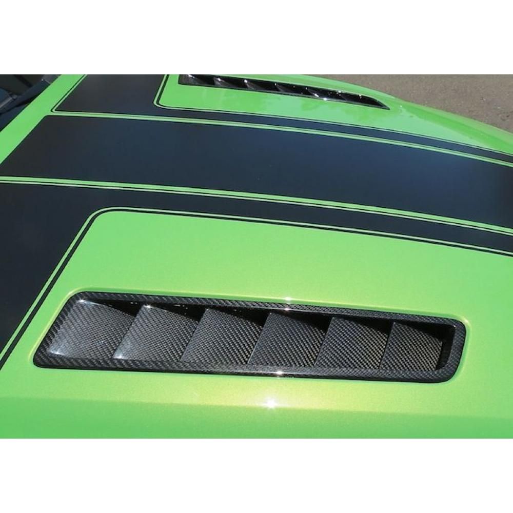 20132014 Ford Mustang APR Carbon Fiber Hood Vents CF201362