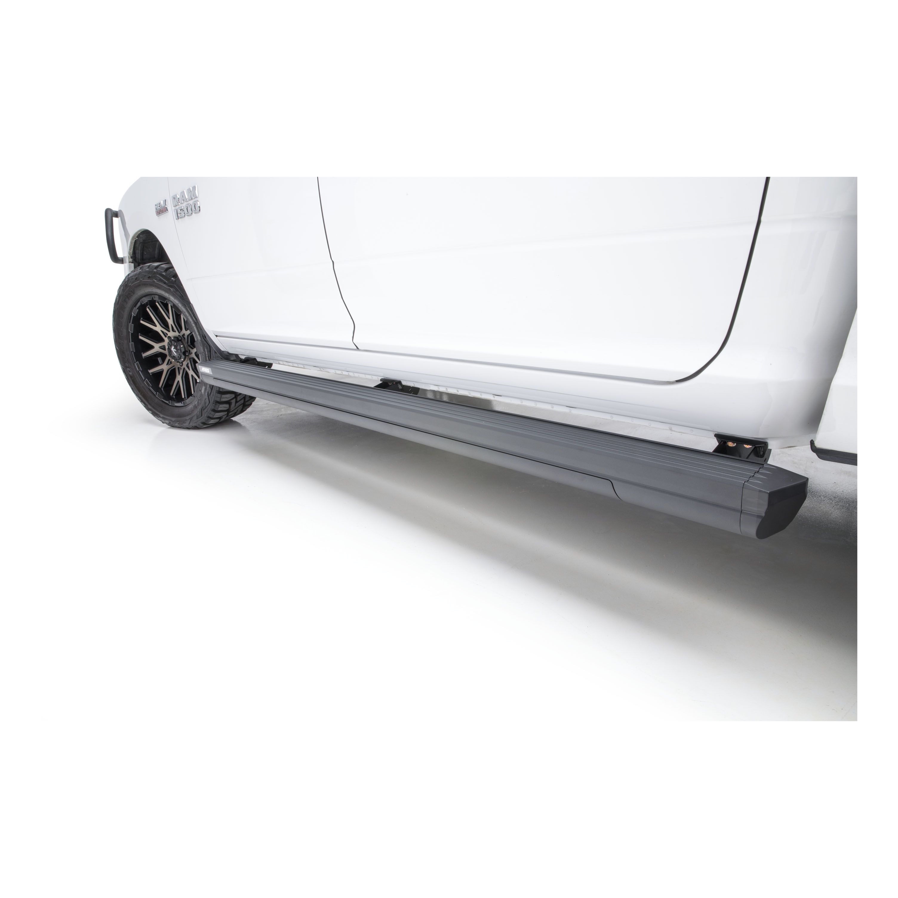 2013-2018 Chevy Silverado 3500 Aries ActionTrac Powered Running Boards HD WT/Crew Cab Pickup Running Boards For 2013 Chevy Silverado Crew Cab