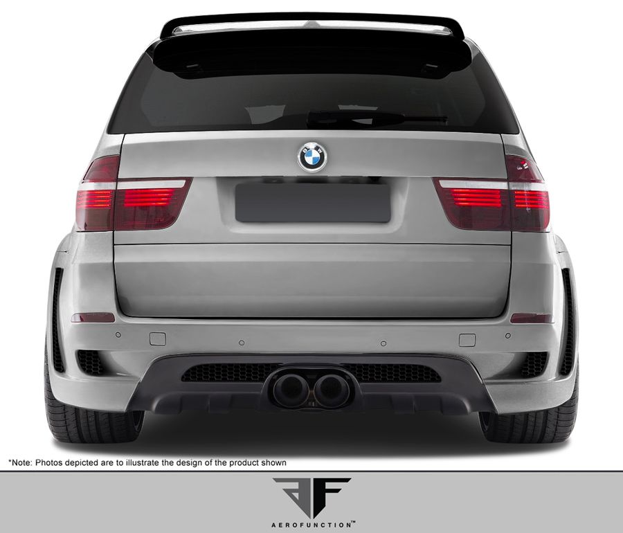 20102013 BMW X5 X5M E70 AF1 Wide Body Rear Bumper Cover (GFK) 1PC 108742