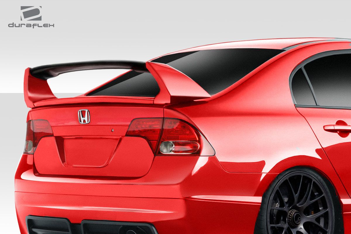 20062011 Honda Civic 4DR Duraflex Type M Wing Spoiler 4PC 114280