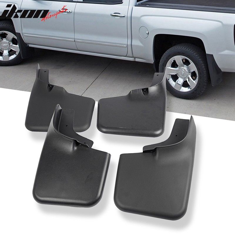20042014 Ford F150 Mud Flaps Splash Mud Guards With Fender Flares 4Pc