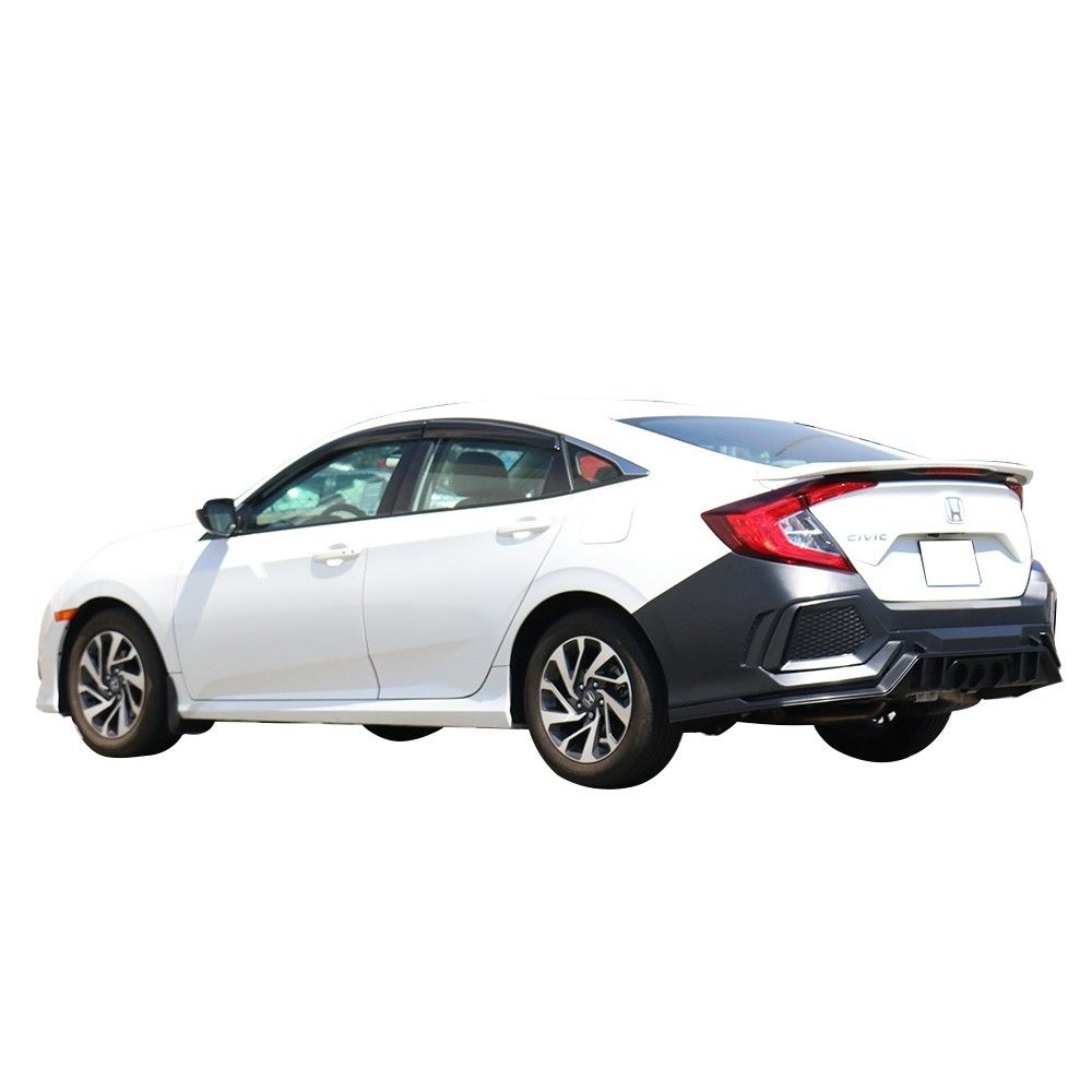 20162018 Honda Civic Sedan TypeR Rear Bumper Cover Replacement BKP