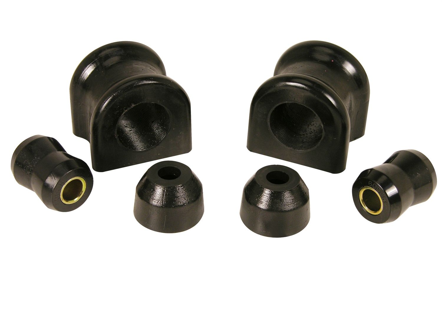 19972006 Jeep Wrangler Front Sway Bar Bushing Kit Black Prothane 1