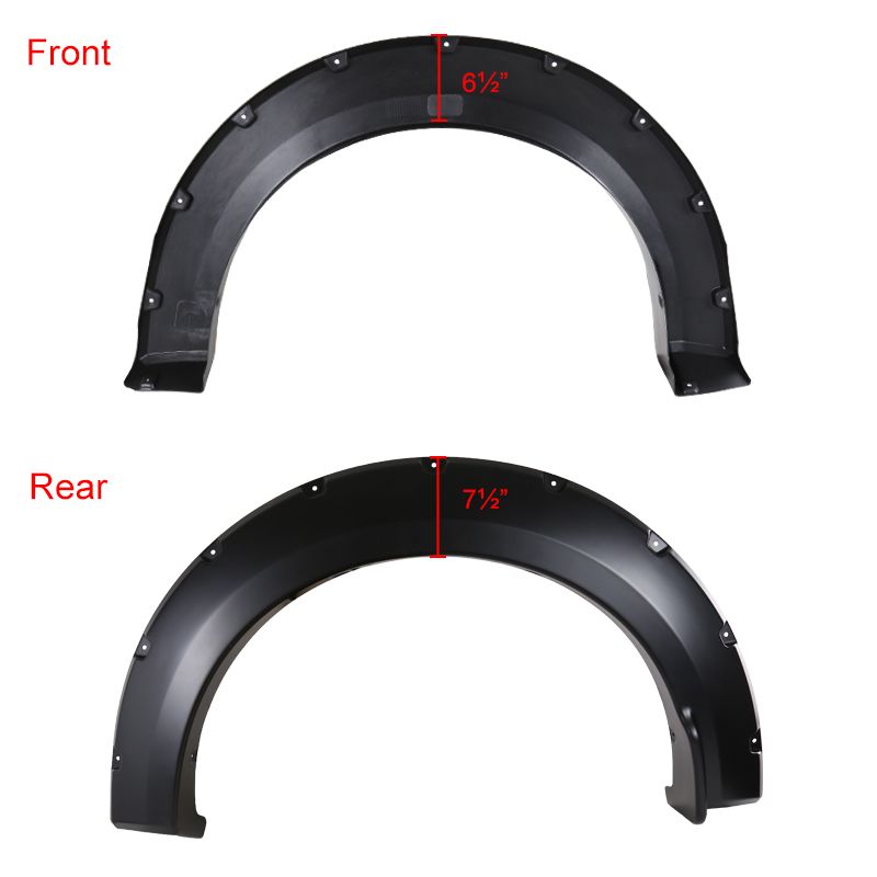 20152019 Ford F150 Matte Black Fender Flares FDFF15015APKMP