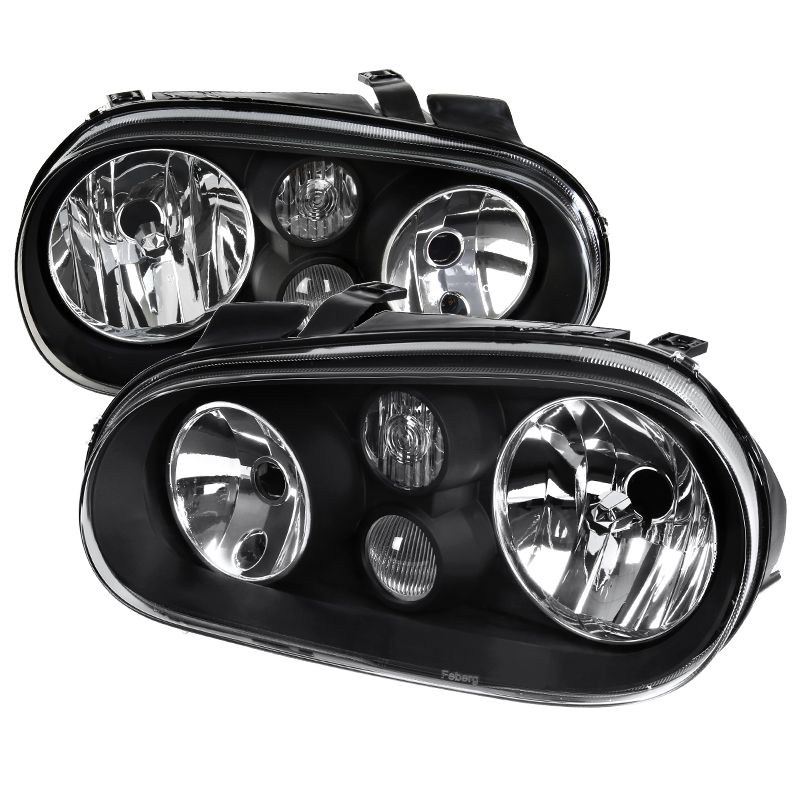 20002006 VW Golf MK4 Black Headlights LHGLF99JMV2RS
