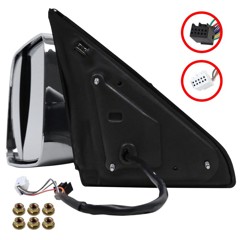 20132015 Dodge Ram 1500/2500/3500 Chrome Towing Mirrors RMXRAM13CHP