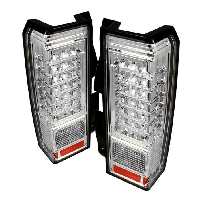 20062009 Hummer H3 Chrome LED Tail Lights ALTONHH306LEDC